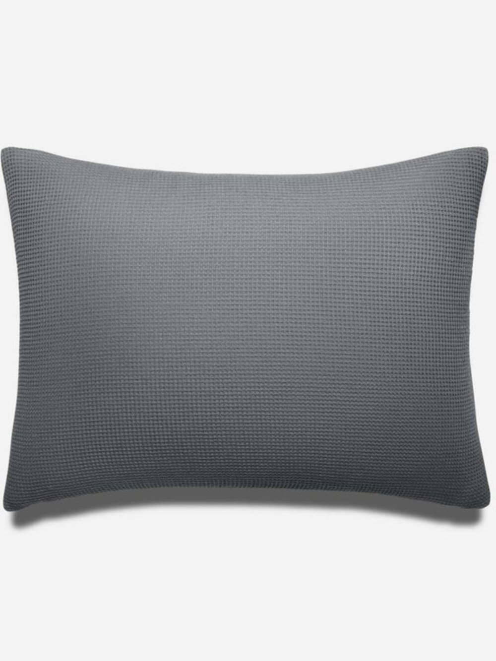 Brooklinen Micro Waffle Pillowcase Sham Set Slate Gray Brand New